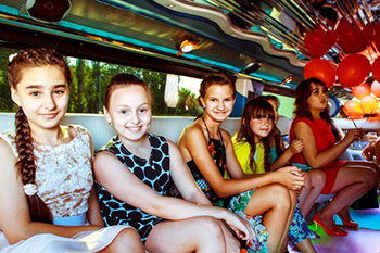 детский праздник вечеринка в лимузине в нижнем новгороде